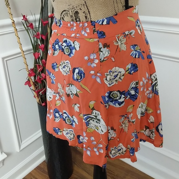 LF Dresses & Skirts - FINAL SALE LF millau orange print skirt